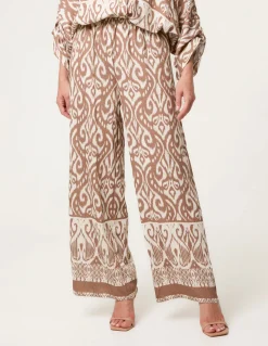 Printed Elasticated Trousers