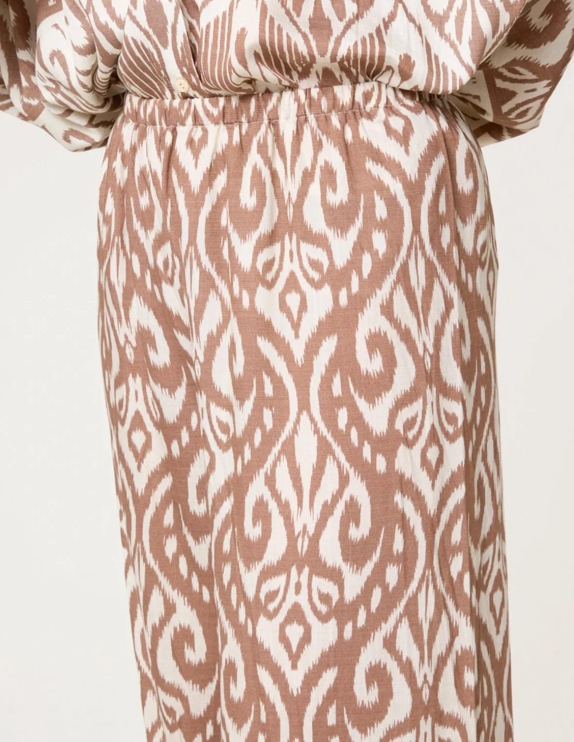 Printed Elasticated Trousers