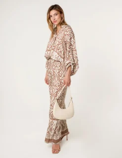 Printed Elasticated Trousers