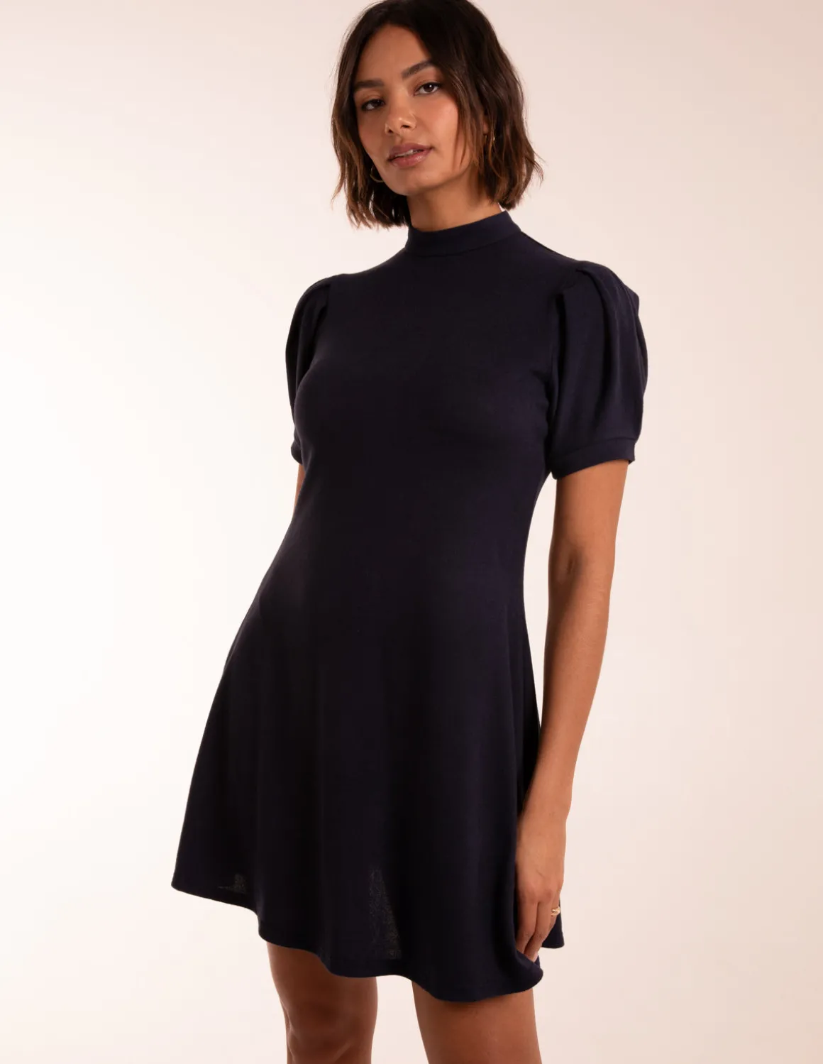 Puff Sleeve Smock Dress