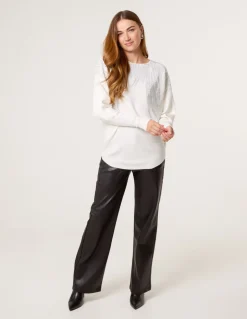 Rhinestone Detailed Jumper