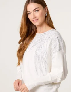 Rhinestone Detailed Jumper
