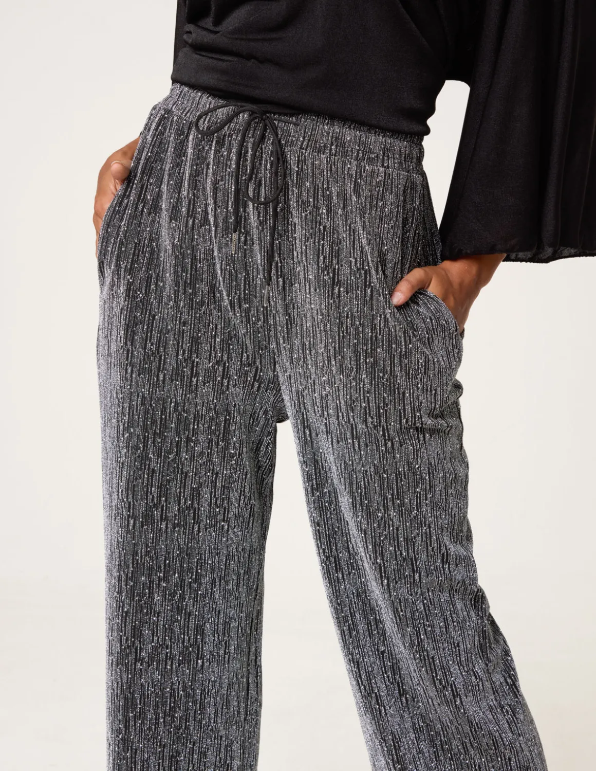 Rhinestone Detailed Trousers