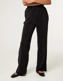 Rhinestone Detailed Trousers
