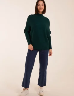 Ribbed Batwing Jumper