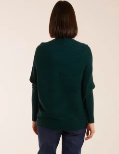 Ribbed Batwing Jumper