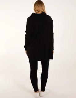 Ribbed Leggings & Cowl Neck Jumper Set