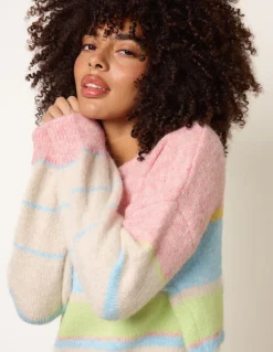 Round Neck Stripe Jumper