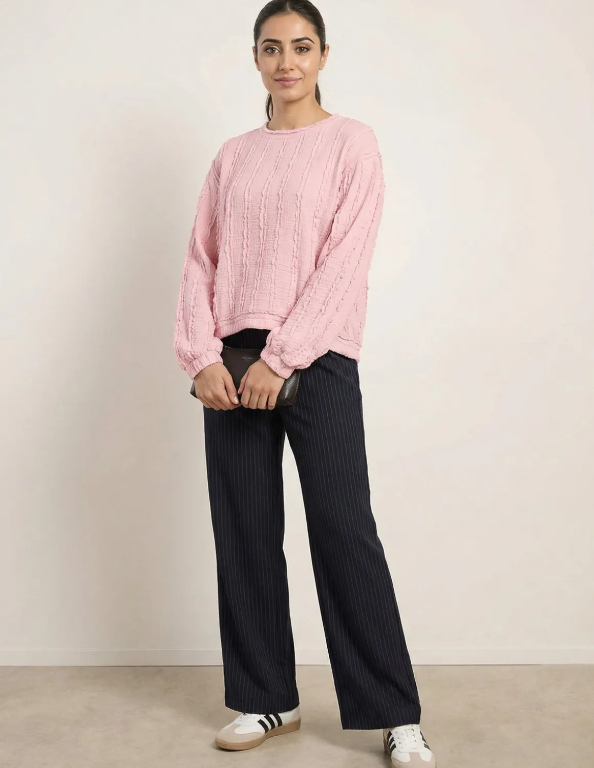 Ruffle Detailed Sleeve Top