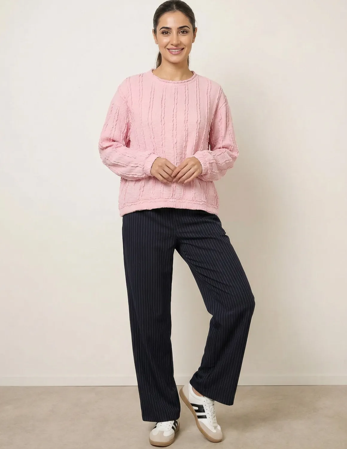 Ruffle Detailed Sleeve Top