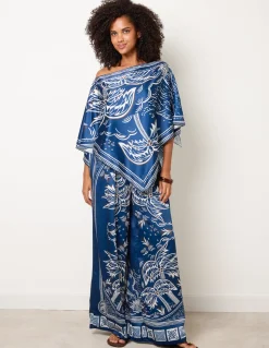 Scarf Print Trouser Set