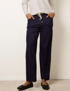 Seam Detail Wide Leg Pants