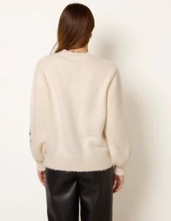 Sequin Bow Jumper