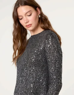 Sequin Swing Dress