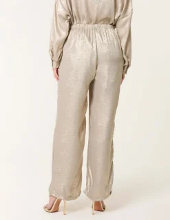 Shimmer Wide Leg Trousers