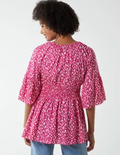 Shirred Bust Top