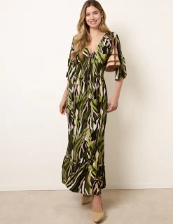 Shirred Empire Bust Dress