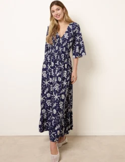 Shirred Empire Bust Dress
