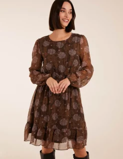 Shirred Mini Dress