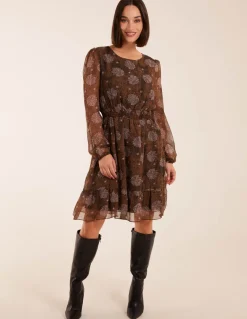 Shirred Mini Dress