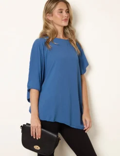Short Sleeve Asymmetrical Top
