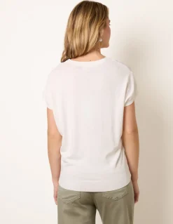 Short Sleeve Texture Knit Top