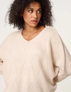 Slouchy V Neck Jumper