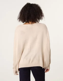 Slouchy V Neck Jumper