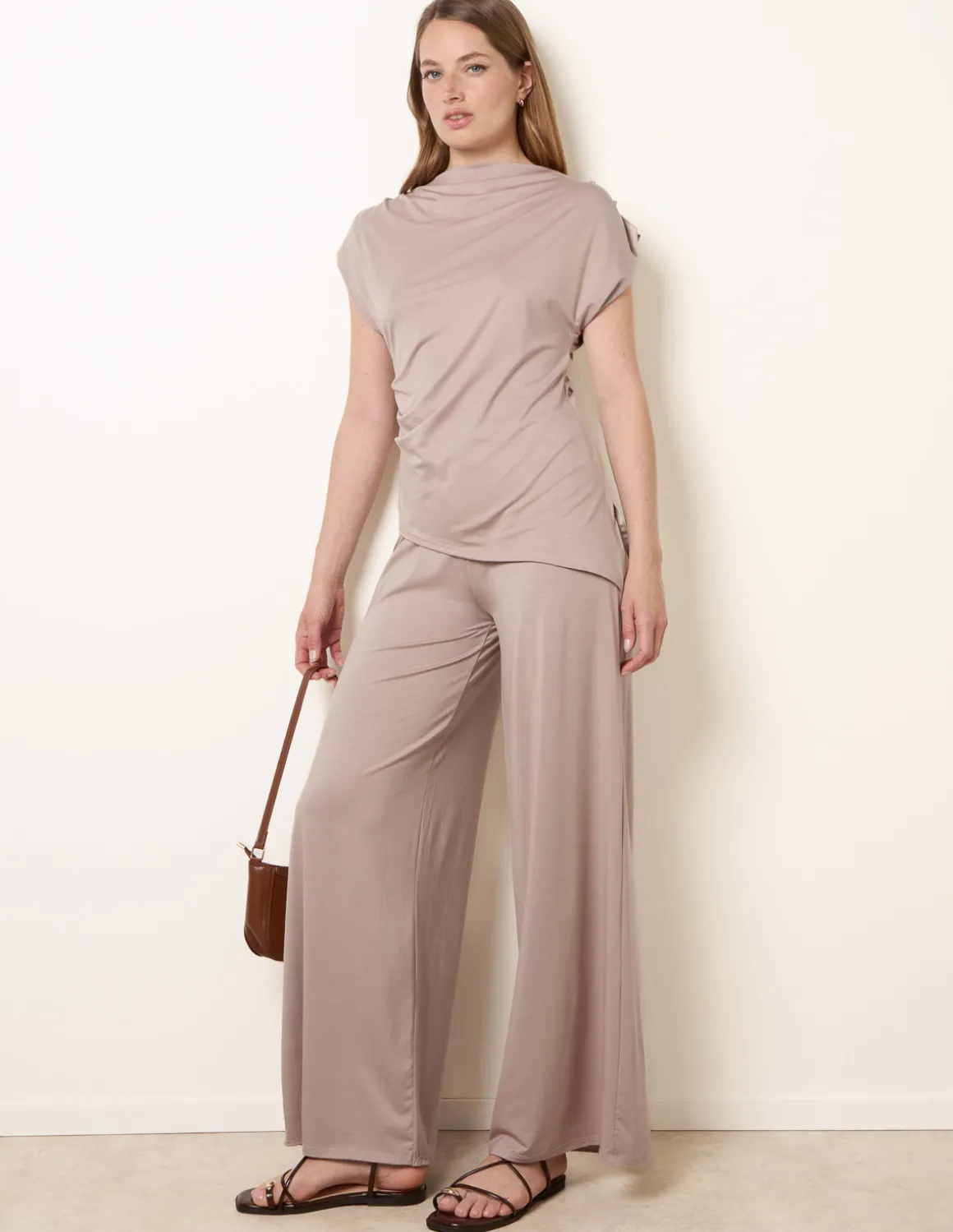 Soft Jersey Asymmetric Hem Set