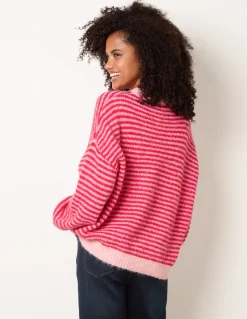 Striped Round Neck Knit Jumper