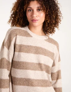 Stripe Rib Knit Jumper