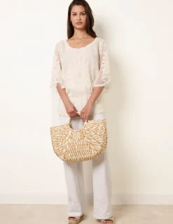 Sun Flower Lace Sleeve Blouse