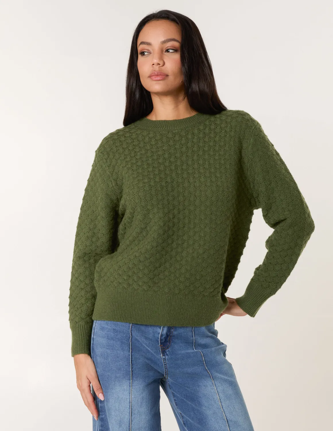 Textured Knit Jumper