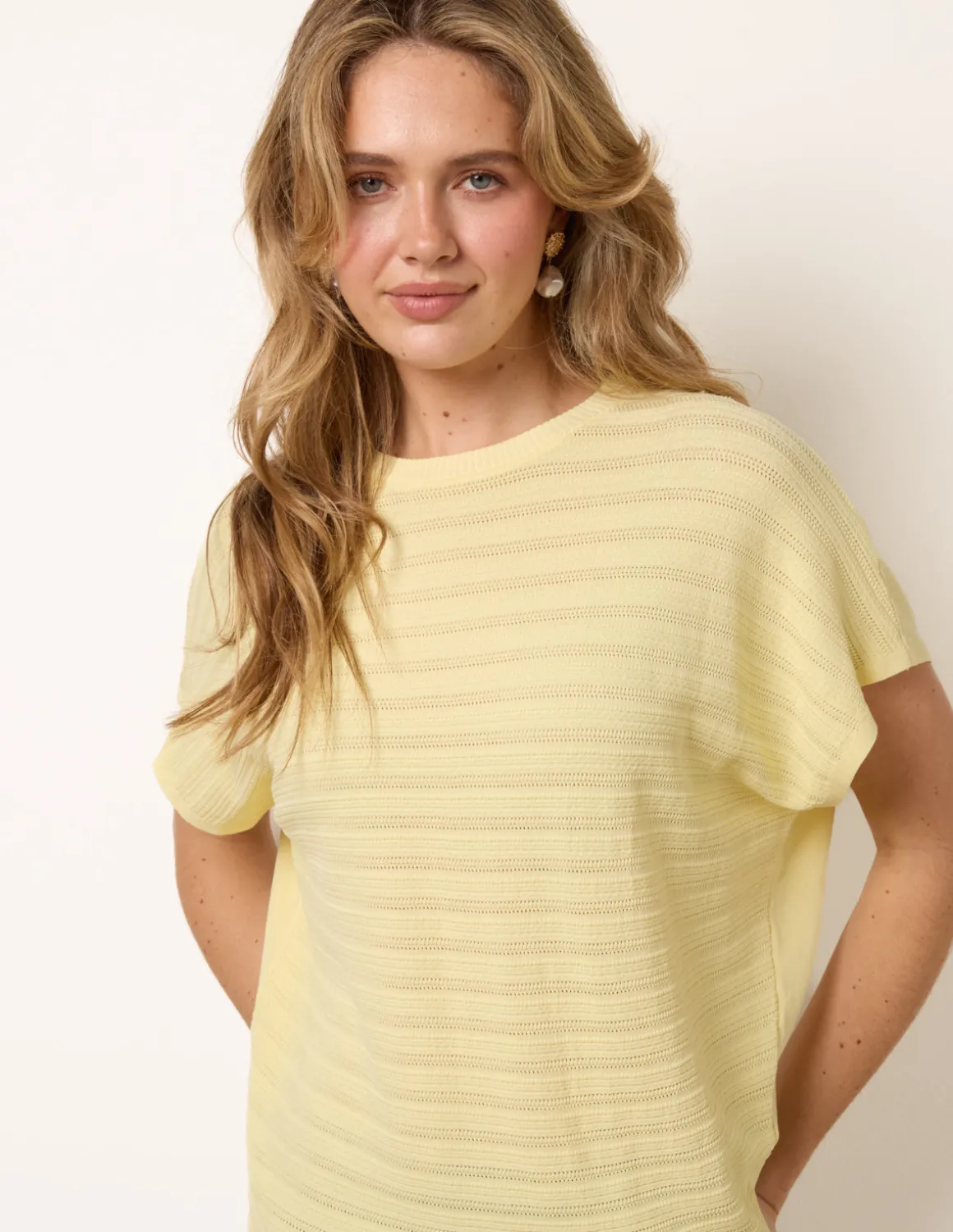 Textured Sleeveless Knit Top