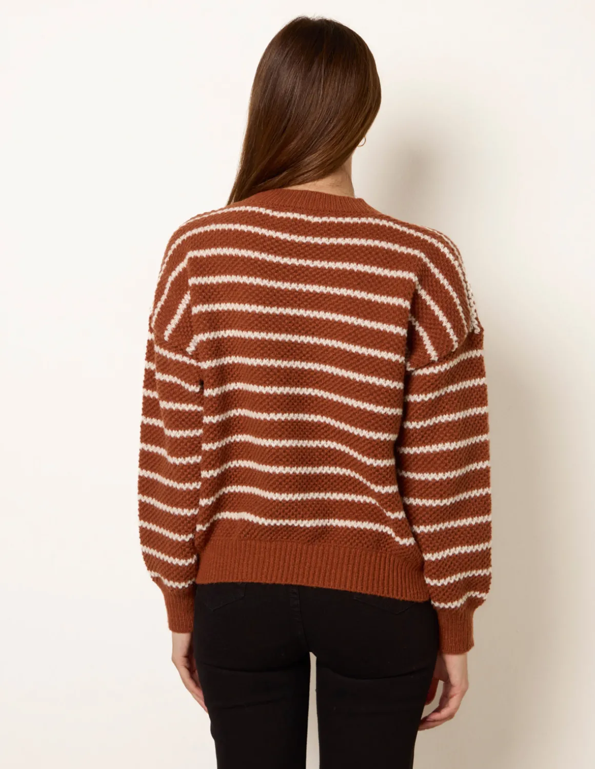 Textured Stripe Jumper