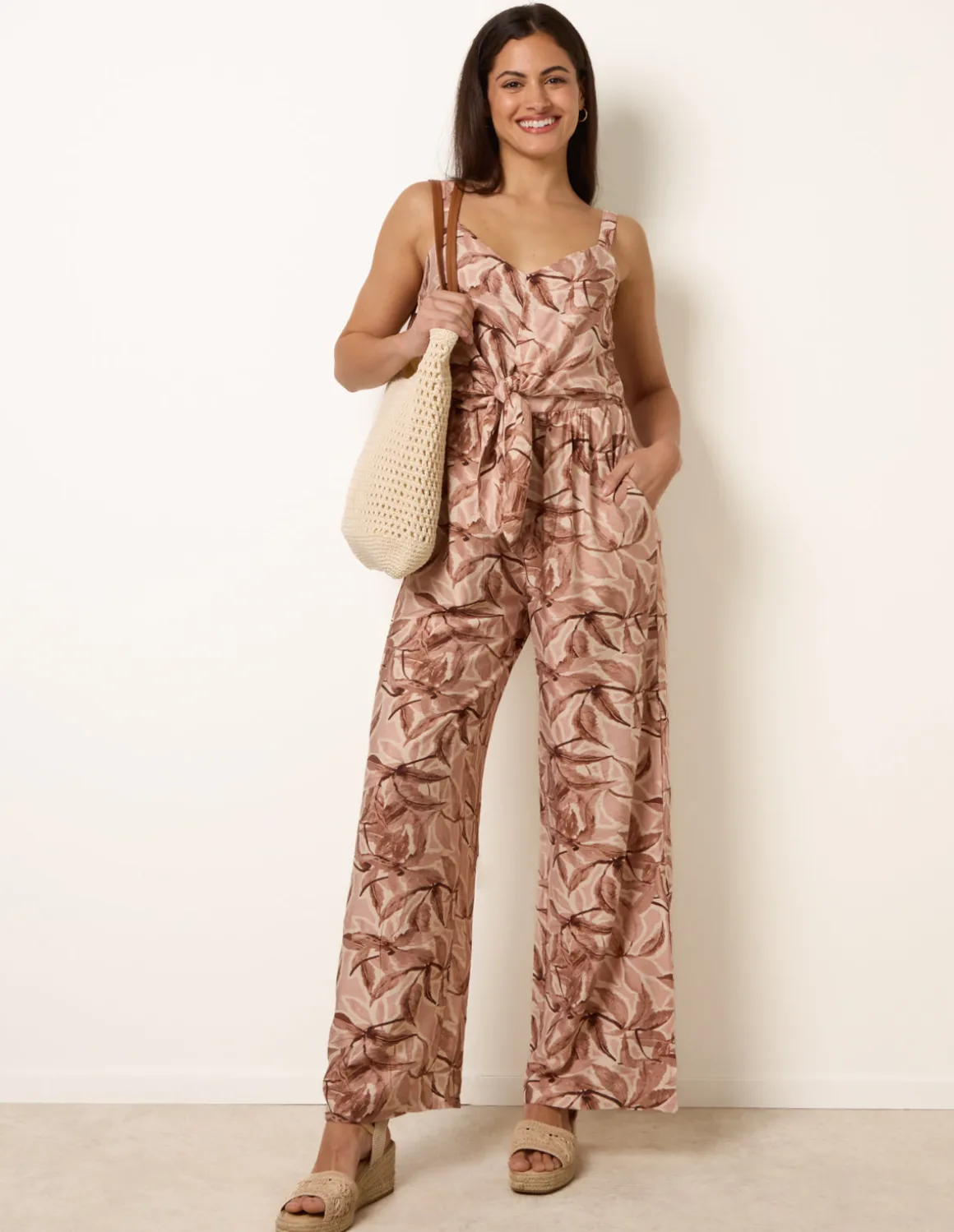Tie Front Jumpsuit