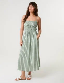 Tie Front Midi Dress