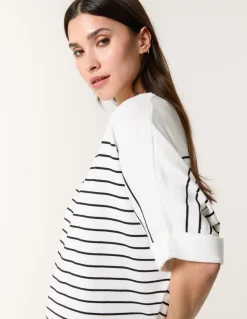 Top With Horizontal Stripe