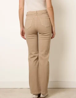 Triple Button Front Jeans