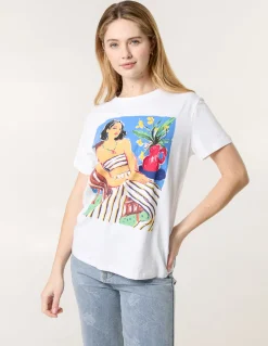 T-Shirt With Colorful Print