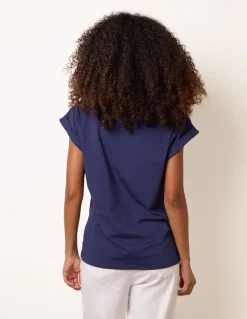 T-Shirt With Floral Embroidery