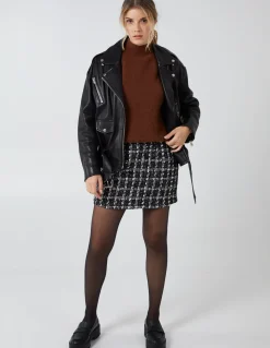 Tweed Mini Skirt