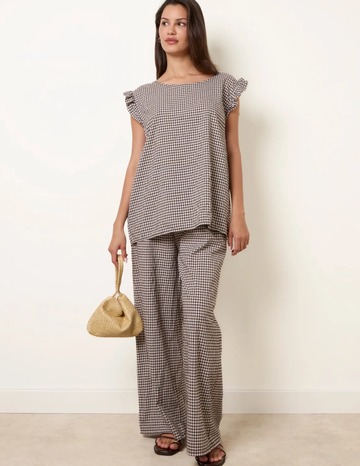 Two Piece Gingham Set