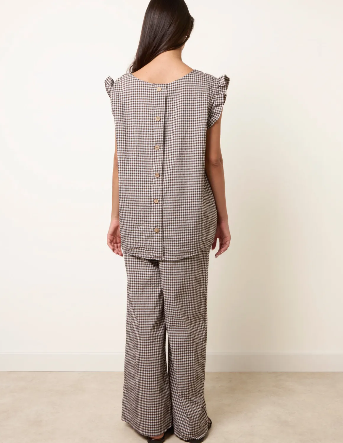 Two Piece Gingham Set