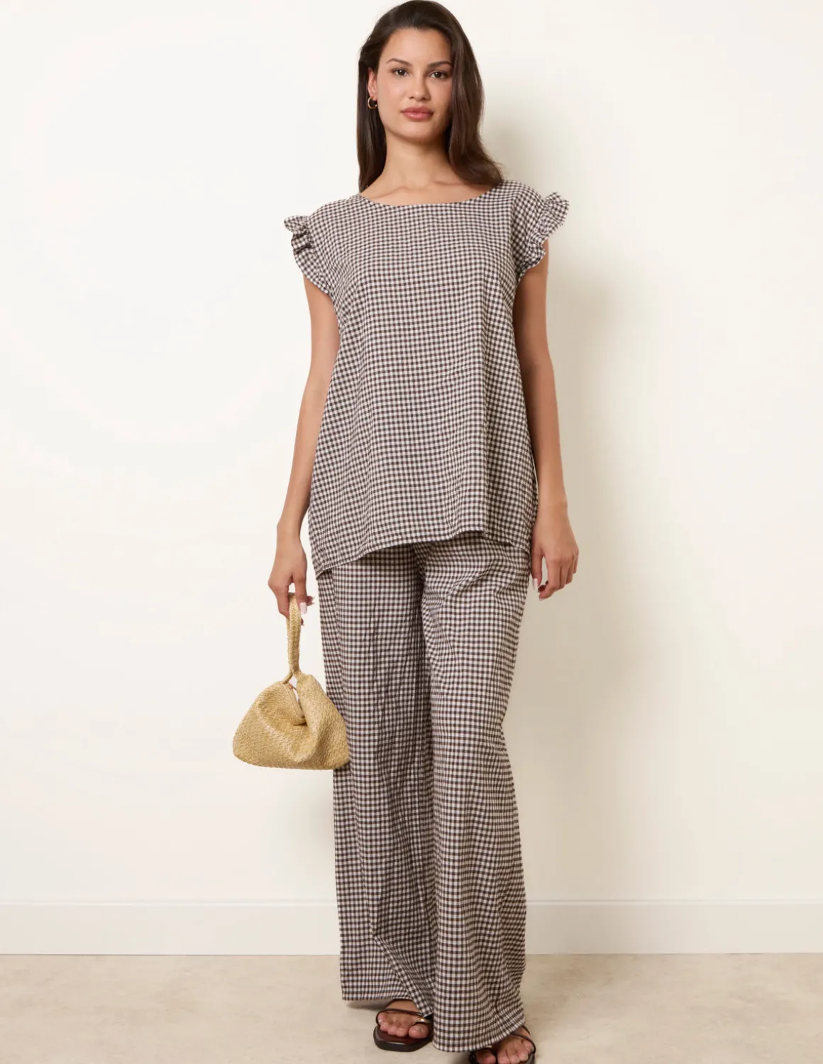 Two Piece Gingham Set