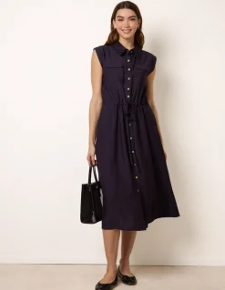 Utility Tie Waist Dress