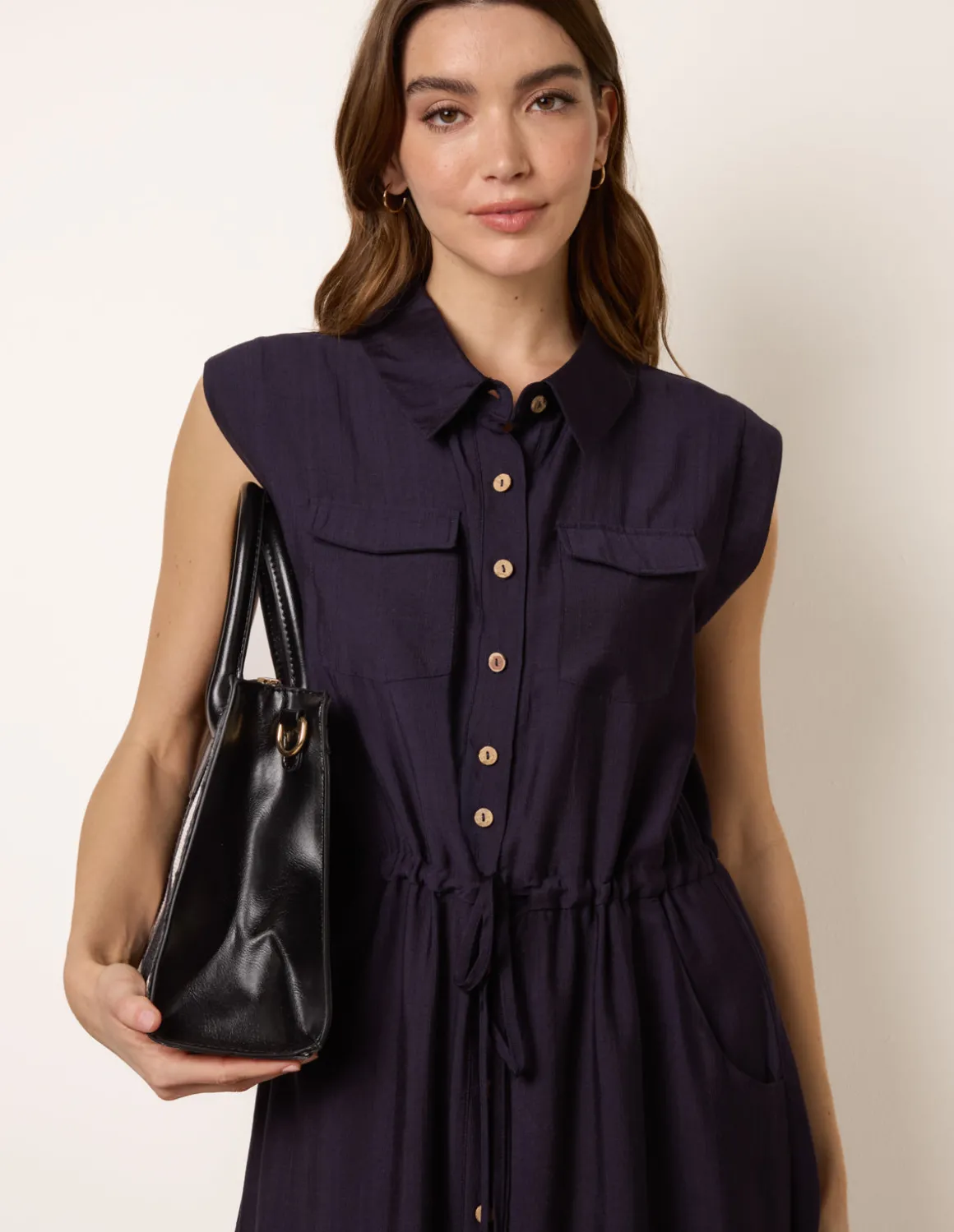 Utility Tie Waist Dress