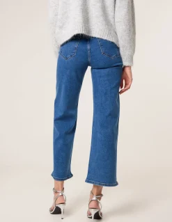 Vertical Stripe Diamante Jeans