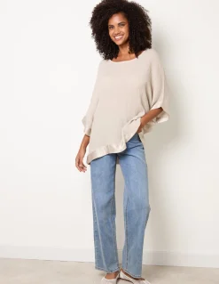 Viscose Crinkle Top With Satin Finish