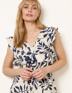 Wrap Over Mini Dress